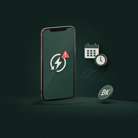 Celular com ícone de Pix e triângulo de aviso ao lado de calendário, relógio e moeda fora do caminho, representando erros e atrasos em pagamentos via Pix.