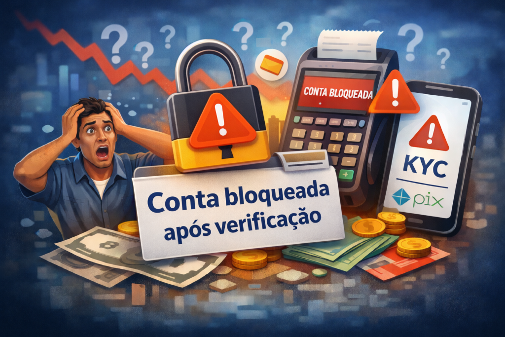 Conta bloqueada após verificação